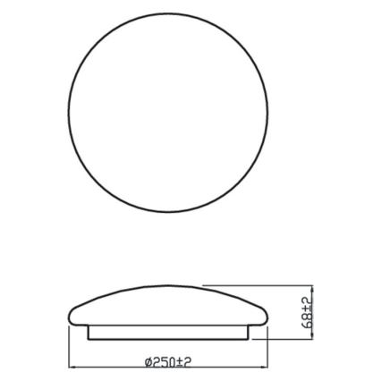 Philips – Iluminação de teto LED MOIRE LED/10W/230V