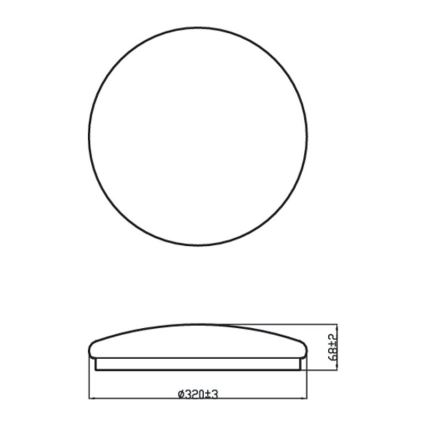 Philips - Iluminação de teto LED MOIRE LED/17W/230V
