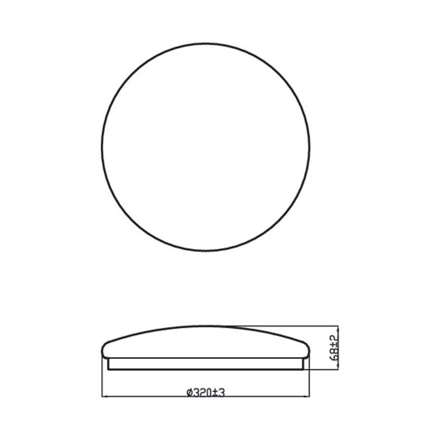Philips - Iluminação de teto LED MOIRE LED/17W/230V