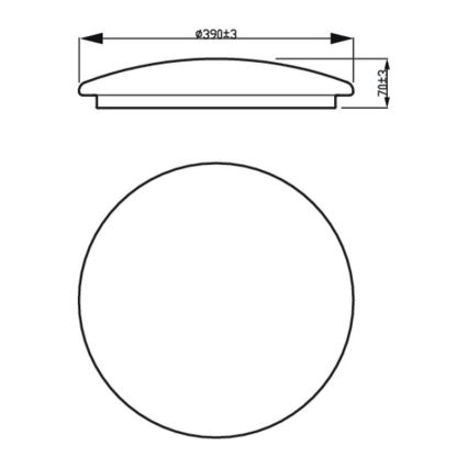 Philips - Iluminação de teto LED LED/20W/230V 2700K