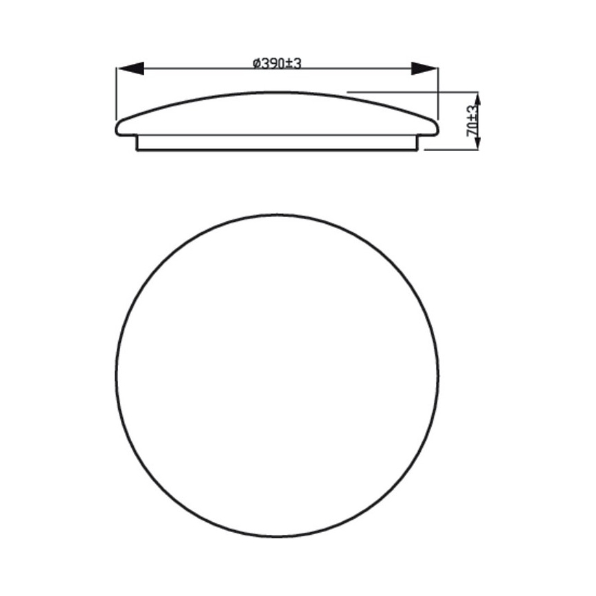 Philips - Iluminação de teto LED LED/20W/230V 2700K