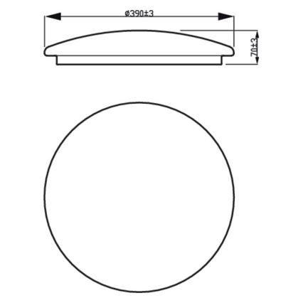 Philips - Iluminação de teto LED LED/20W/230V 4000K