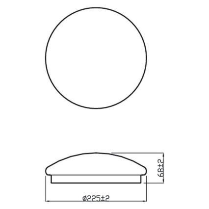 Philips - Iluminação de teto LED MOIRE LED/6W/230V
