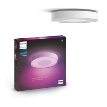 Philips - Iluminação de teto LED RGB com regulação Hue INFUSE LED/52,5W/230V 2000-6500K d. 425 mm branca
