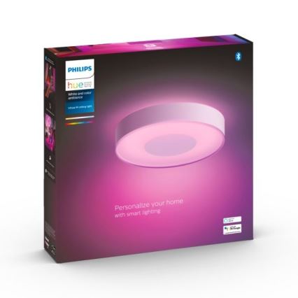 Philips - Iluminação de teto LED RGB com regulação Hue INFUSE LED/33,5W/230V 2000-6500K d. 381 mm branca