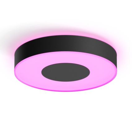 Philips - Iluminação de teto LED RGB com regulação  Hue INFUSE LED/33,5W/230V 2000-6500K d. 381 mm preta