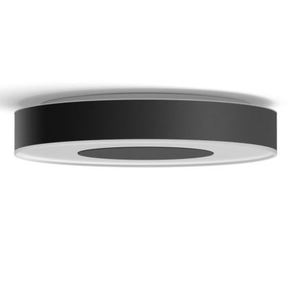 Philips - Iluminação de teto LED RGB com regulação Hue INFUSE LED/52,5W/230V 2000-6500K d. 425 mm preta