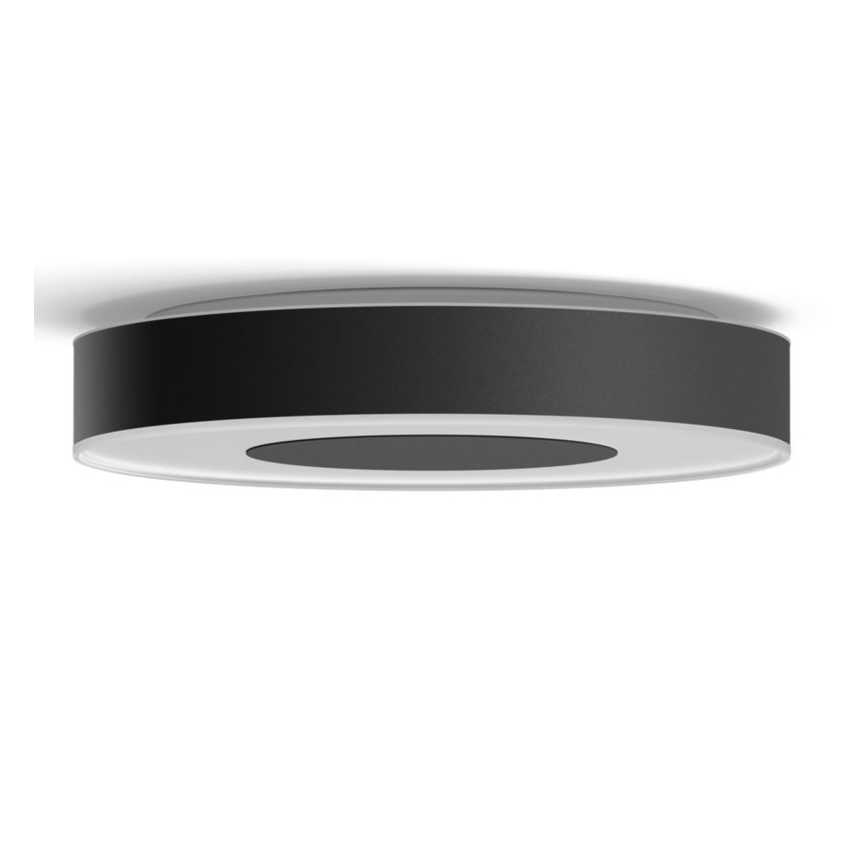 Philips - Iluminação de teto LED RGB com regulação Hue INFUSE LED/52,5W/230V 2000-6500K d. 425 mm preta
