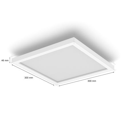 Philips - Iluminação de teto LED RGBW com regulação Hue SURIMU LED/27W/230V