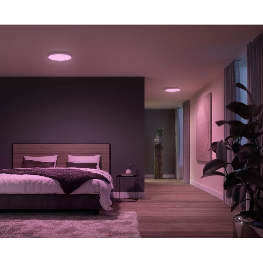 Philips - Iluminação de teto RGBW com regulação Hue SURIMU LED/40W/230V