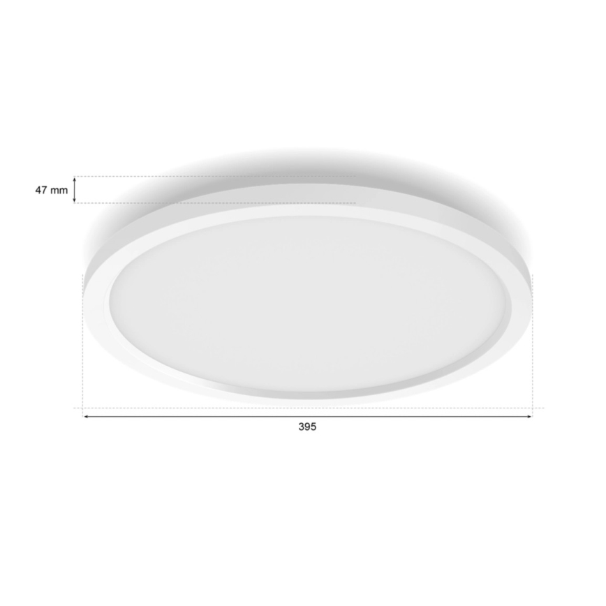 Philips - Iluminação de teto RGBW com regulação Hue SURIMU LED/40W/230V