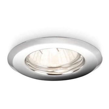 Philips - Iluminação embutida 1xGU10/50W/230V cromado brilhante