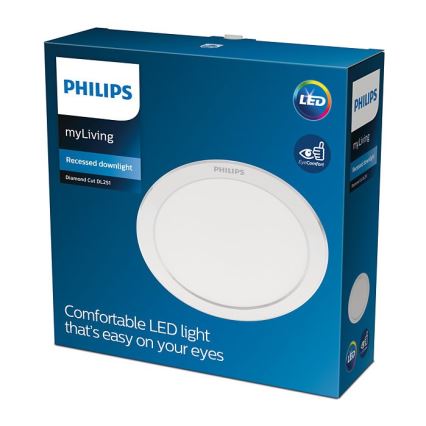 Philips - Iluminação embutida LED LED/17W/230V 4000K