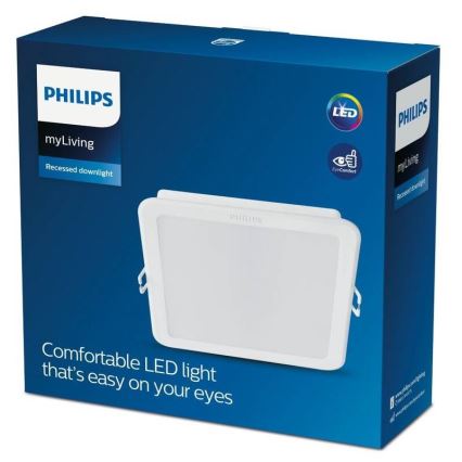 Philips - Iluminação embutida MESON LED/12,5W/230V 3000K