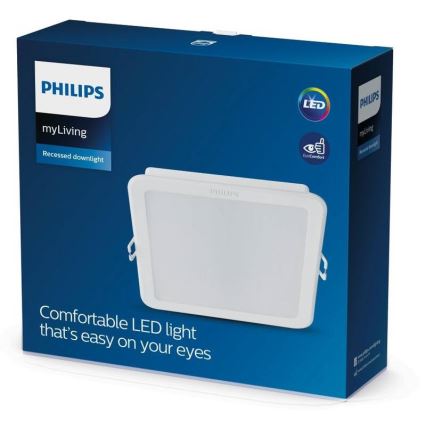 Philips - Iluminação embutida MESON LED/16,5W/230V 4000K