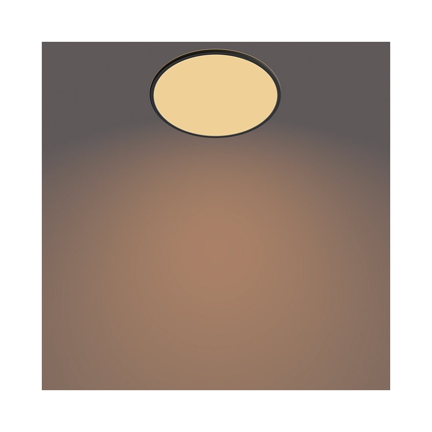 Philips - Iluminação exterior LED com regulação SUPERSLIM SCENE SWITCH LED/15W/230V IP54 preto