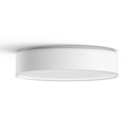 Philips - Iluminação de teto LED com regulação Hue LED/9,6W/230V 2200–6500K diâmetro 261 mm branco + controlo remoto