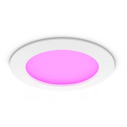 Philips - Foco de encastrar LED RGBW para casa de banho com regulação Hue SLIM LED/12W/230V IP44 2200-6500K
