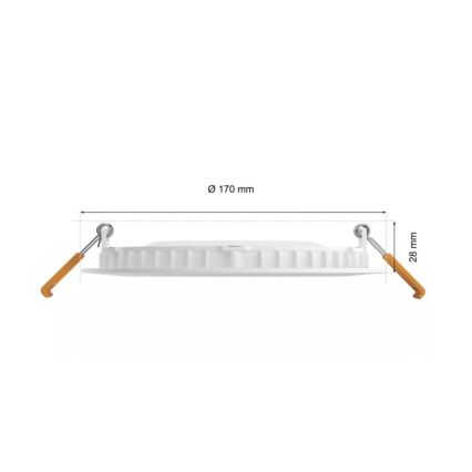 Philips - Foco de encastrar LED RGBW para casa de banho com regulação Hue SLIM LED/12W/230V IP44 2200-6500K