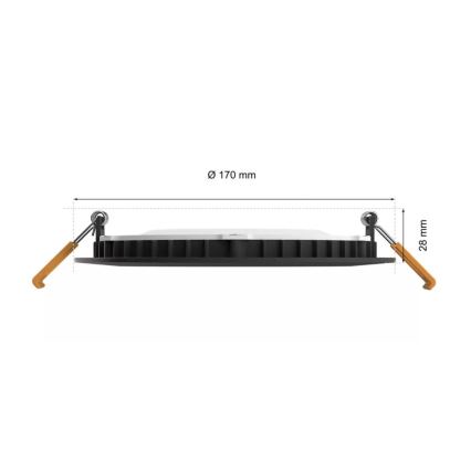 Philips - Foco de encastrar LED RGBW para casa de banho com regulação Hue SLIM LED/12W/230V IP44 2200-6500K