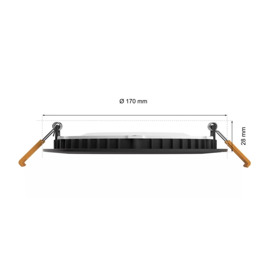 Philips - Foco de encastrar LED RGBW para casa de banho com regulação Hue SLIM LED/12W/230V IP44 2200-6500K