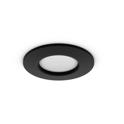 Philips - Foco de encastrar LED RGBW para casa de banho com regulação Hue SLIM LED/8,3W/230V 2000-6500K IP44 preto