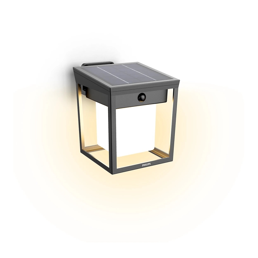 Philips - Iluminação solar de parede LED com sensor BLAISE LED/1,5W/3,7V 3000K IP44