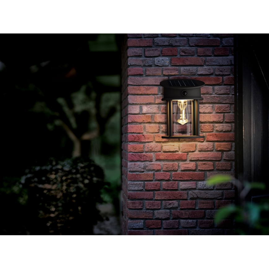 Philips - Iluminação solar de parede LED com sensor GERI LED/3,2W/3,7V 2700K IP44