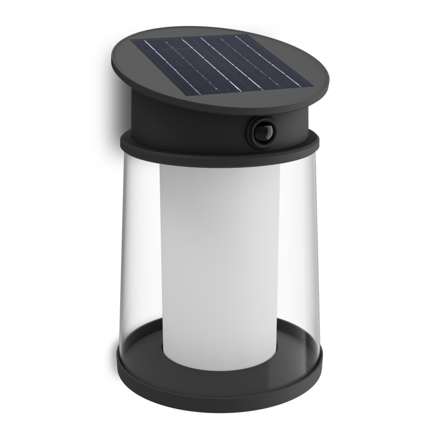 Philips - Iluminação solar de parede LED com sensor JUDA LED/3,2W/3,7V 2700K IP44