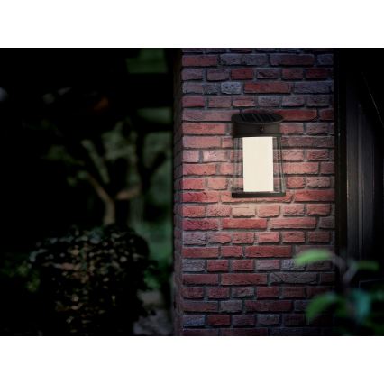 Philips - Iluminação solar de parede LED com sensor JUDA LED/3,2W/3,7V 4000K IP44