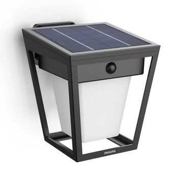 Philips - Iluminação solar de parede LED com sensor NISSA LED/1,8W/3,7V 3000K IP44