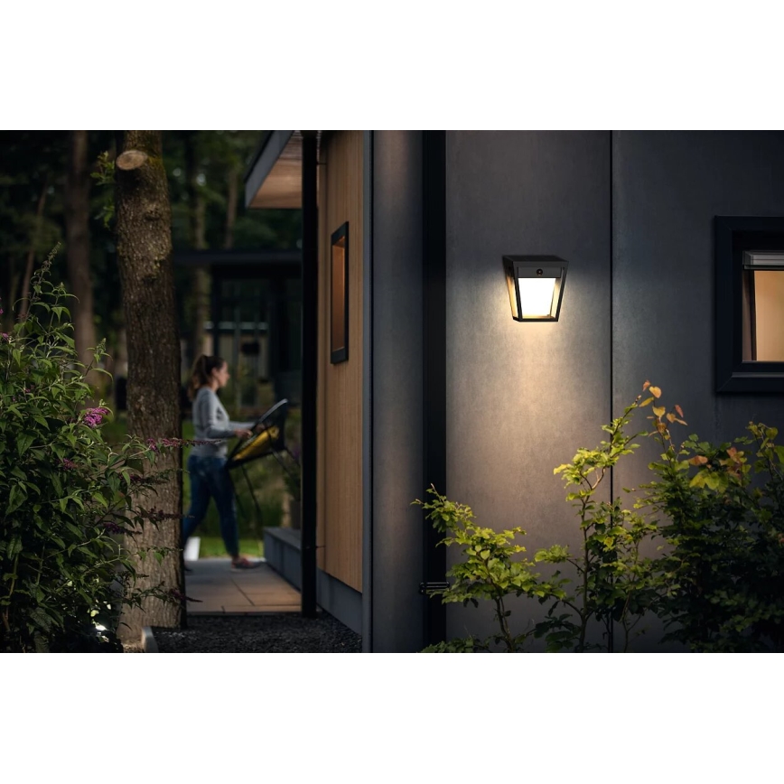 Philips - Iluminação solar de parede LED com sensor NISSA LED/1,8W/3,7V 3000K IP44