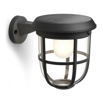 Philips - Iluminação solar de parede LED com sensor RADII LED/1,3W/3,7V 3000K IP44