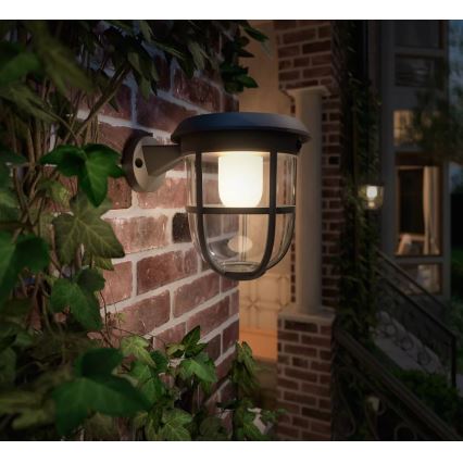 Philips - Iluminação solar de parede LED com sensor RADII LED/1,3W/3,7V 3000K IP44