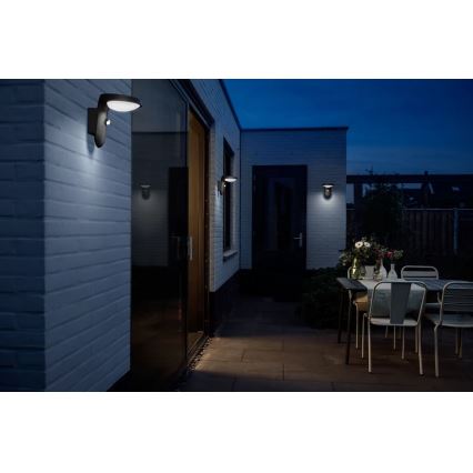 Philips - Iluminação solar de parede LED com sensor LED/1,2W/4V 1800 mAh 4000K IP44
