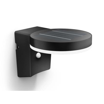 Philips - Iluminação solar de parede LED com sensor ZONAL LED/1,3W/3,7V IP44