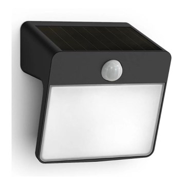 Philips - LED Candeeiro de parede solar com sensor de movimento e anoitecer YARIXA LED/2,2W/3,7V 600 mAh IP44