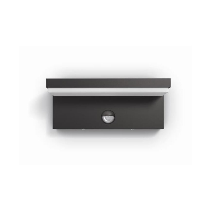 Philips - LED Iluminação de parede exterior com sensor BUSTAN LED/3,8W/230V 2700K IP44