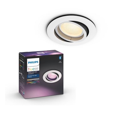 Philips - LED RGB Iluminação embutida HUE CENTURA 1xGU10/5,7W/230V