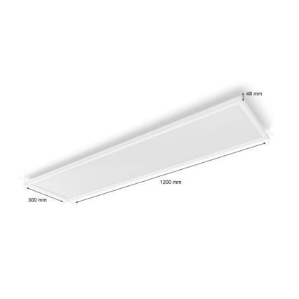 Philips - LED RGB Painel com regulação Hue White And Color Ambiance LED/60W/230V 2000-6500K