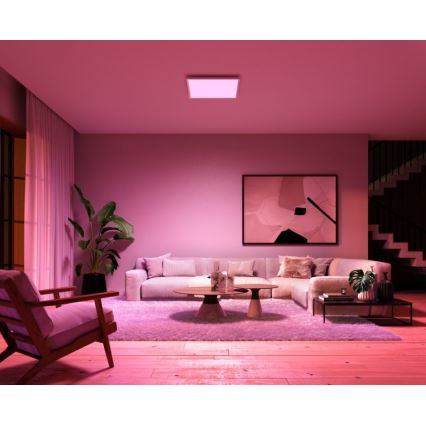 Philips - LED RGB Painel com regulação Hue White And Color Ambiance LED/60W/230V 2000-6500K