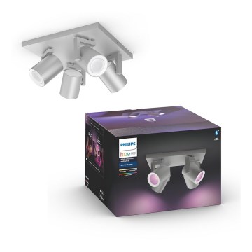 Philips - LED RGBW Foco com regulação Hue ARGENA 4xGU10/5,7W/230V