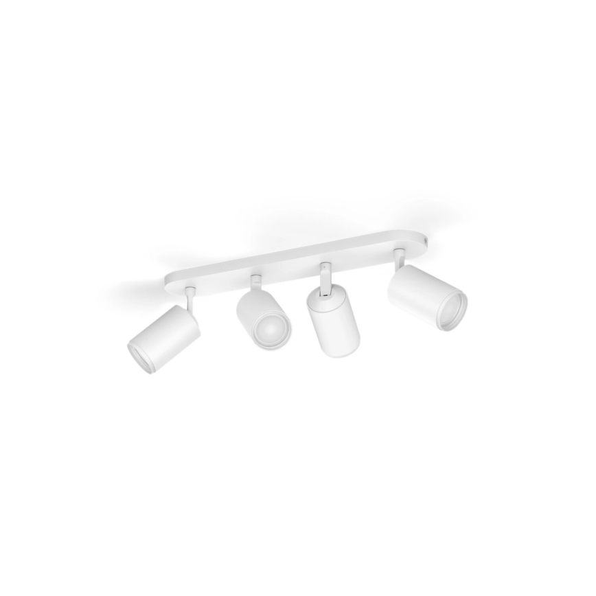 Philips - LED RGBW Foco com regulação Hue FUGATO 4xGU10/4,2W/230V 2000-6500K branco