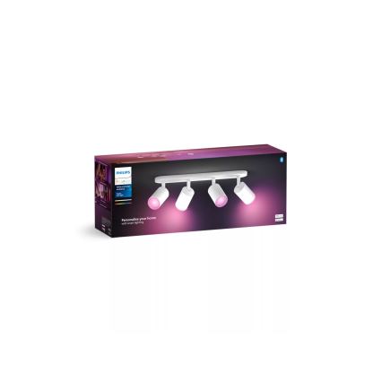 Philips - LED RGBW Foco com regulação Hue FUGATO 4xGU10/4,2W/230V 2000-6500K branco