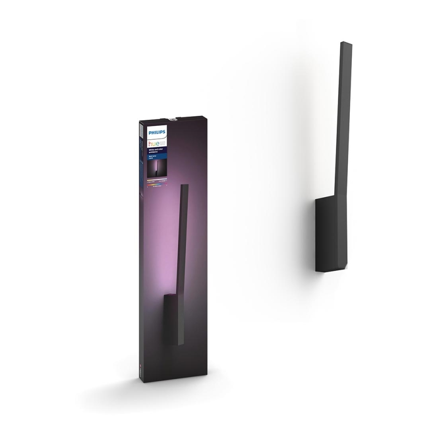Philips - LED RGBW Iluminação de parede com regulação Hue LIANE White And Color Ambiance 1xLED/12W/230V