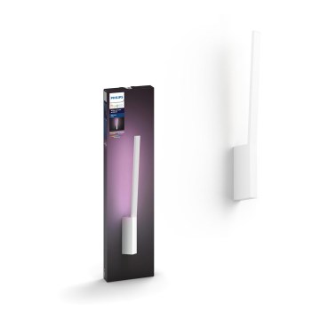 Philips - LED RGBW Iluminação de parede com regulação Hue LIANE White And Color Ambiance 1xLED/12W/230V