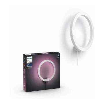 Philips - LED RGBW Iluminação de parede com regulação Hue SANA White e Color Ambiance LED/20W/230V