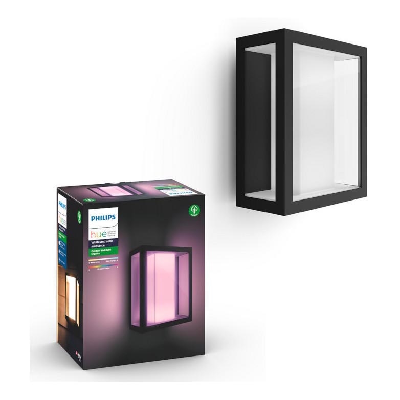Philips - LED RGBW Iluminação de parede exterior com regulação Hue IMPRESS 2xLED/8W/230V IP44