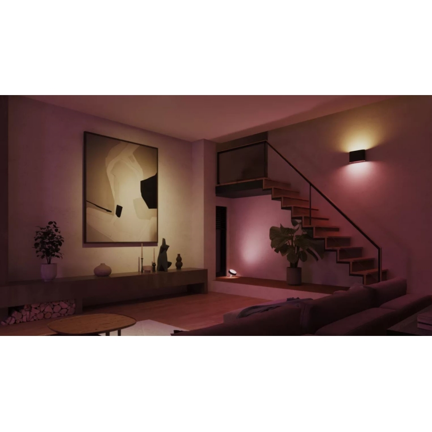 Philips - LED RGBW Iluminação de parede exterior com regulação Hue DYMERA 2xLED/10,2W/230V 2000-6500K IP44