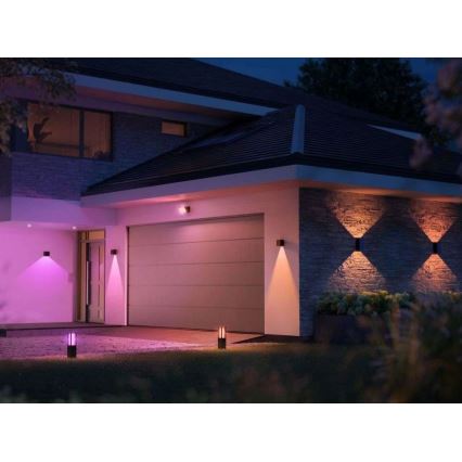 Philips - LED RGBW Iluminação de parede exterior com regulação Hue RESONATE LED/8W/230V 2000–6500K IP44
